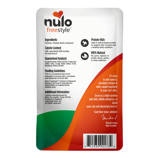 NULO Freestyle Grain-Free Cat Chicken/Mackerel | 2.8oz