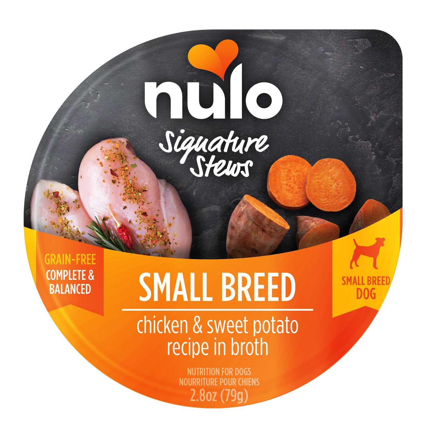 NULO Guisos de Autor Pollo/Batata para Razas Pequeñas | 2.8oz