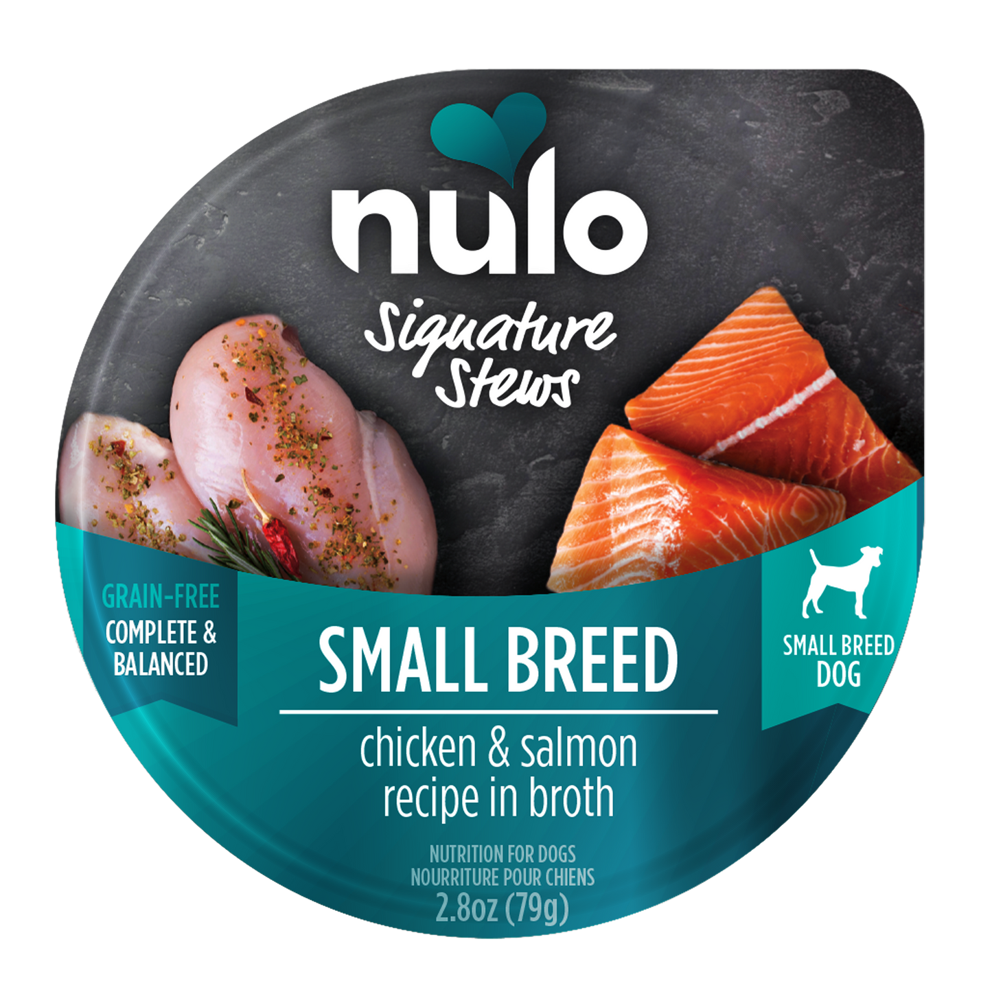 NULO Guisos de Autor Razas Pequeñas Pollo/Salmón | 2.8oz