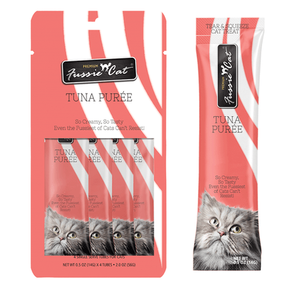 FUSSIE CAT Puré de Atún en Aspic - Golosina para Gatos | 57 g