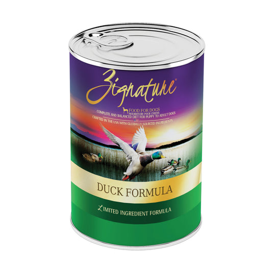 ZIGNATURE Alimento para Perros Fórmula de Pato | 13oz