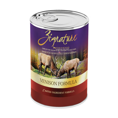 ZIGNATURE Alimento para Perros con Fórmula de Venado | 13 oz
