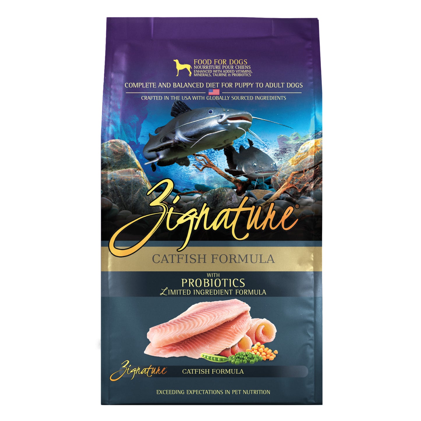 ZIGNATURE Alimento para Perros Pescado Gato | 25 lb