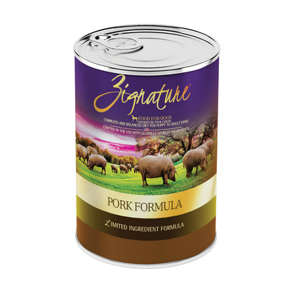 Alimento para perros ZIGNATURE con fórmula de cerdo | 13 oz