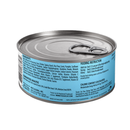 FUSSIE CAT Paté de Atún con Vegetales Fine Dining - Lata para Gatos | 80g
