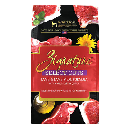 ZIGNATURE Alimento para perros Cortes selectos de cordero | 4 lb