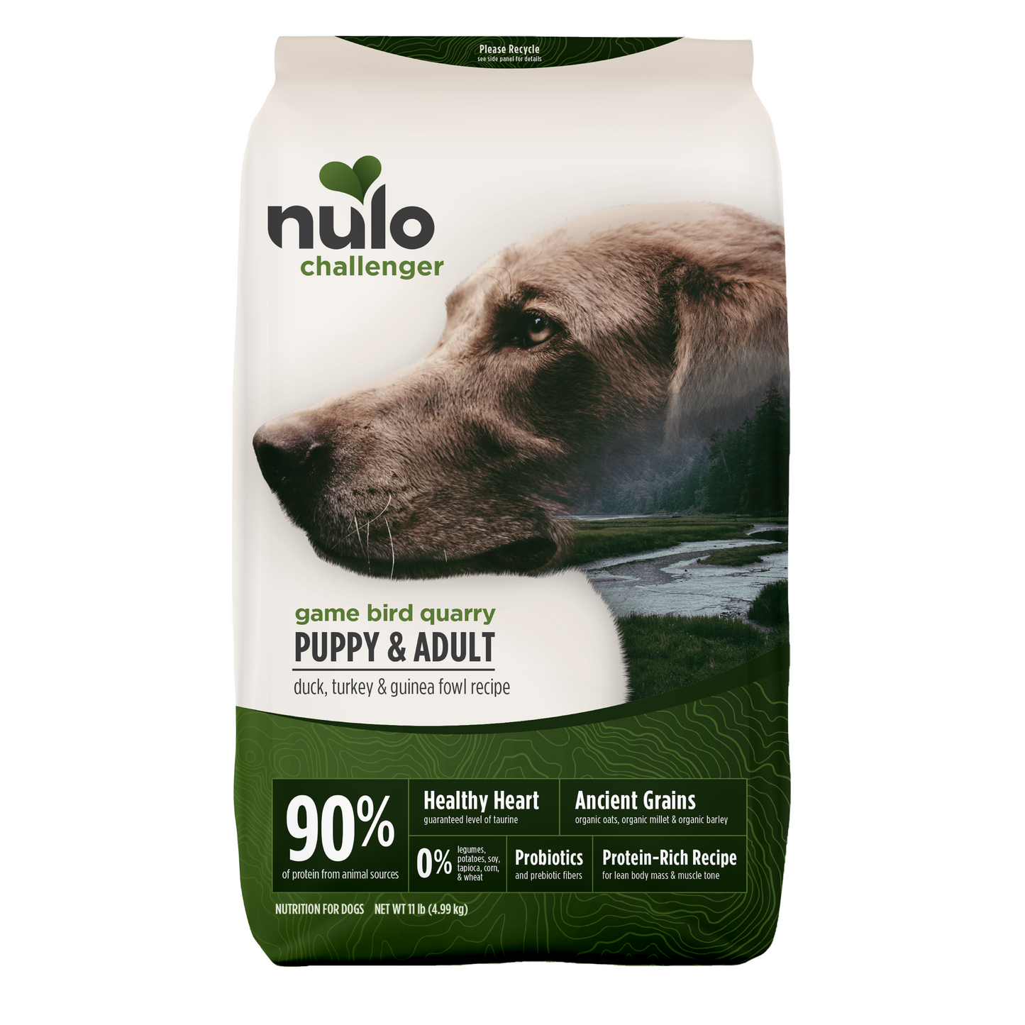 NULO Challenger Aves de Caza para Adultos/Cachorros | 11 lb