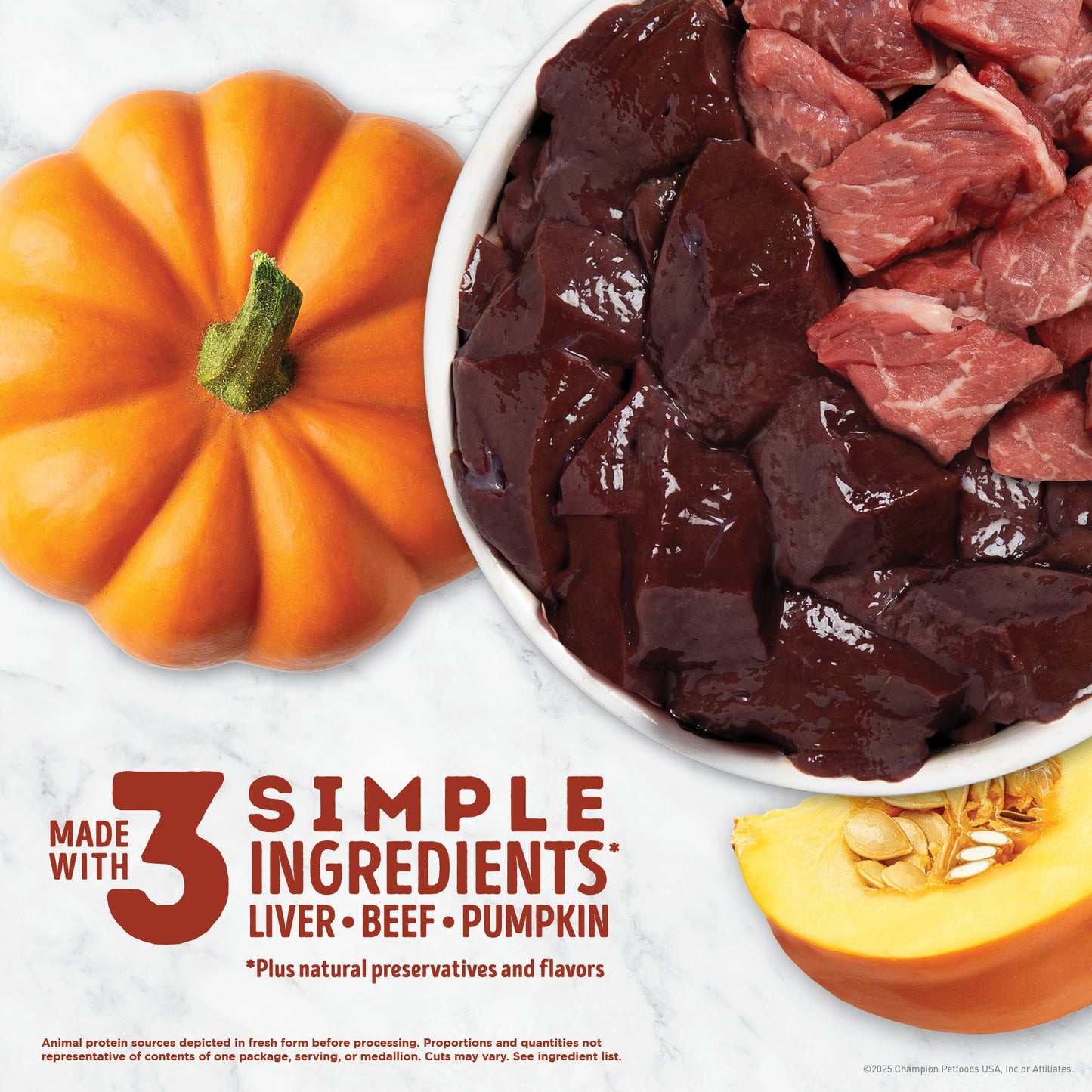ACANA Snacks liofilizados de carne de res y calabaza | 3.25oz