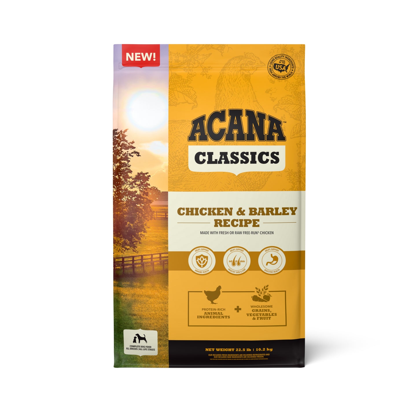ACANA Comida para Perros Pollo/Cebada Clásico | 22.5lb