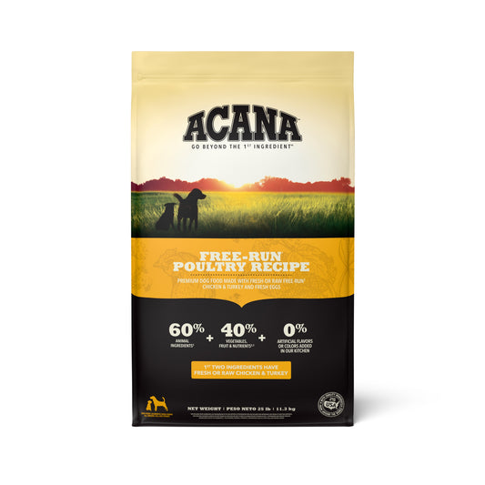 ACANA Free-Run Poultry Recipe Chicken/Turkey | 25lb