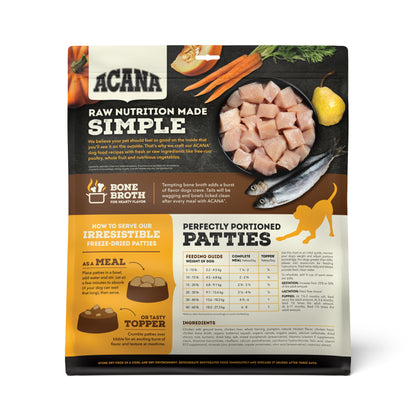 ACANA Hamburguesas de pollo liofilizadas | 14 oz