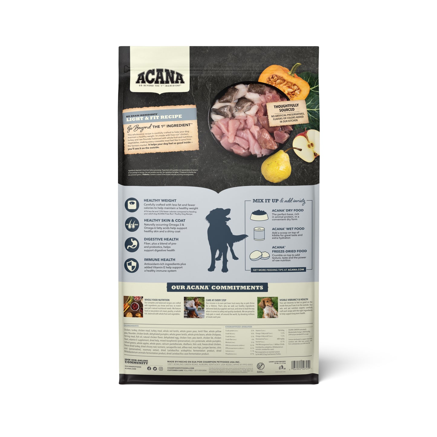 ACANA Light & Fit Receta | 25lb