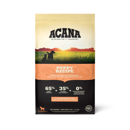 ACANA Receta para Cachorros Pollo/Pavo | 25 lb