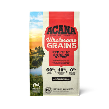 ACANA Wholesome Grains Carne Roja y Cereales | 22.5lb