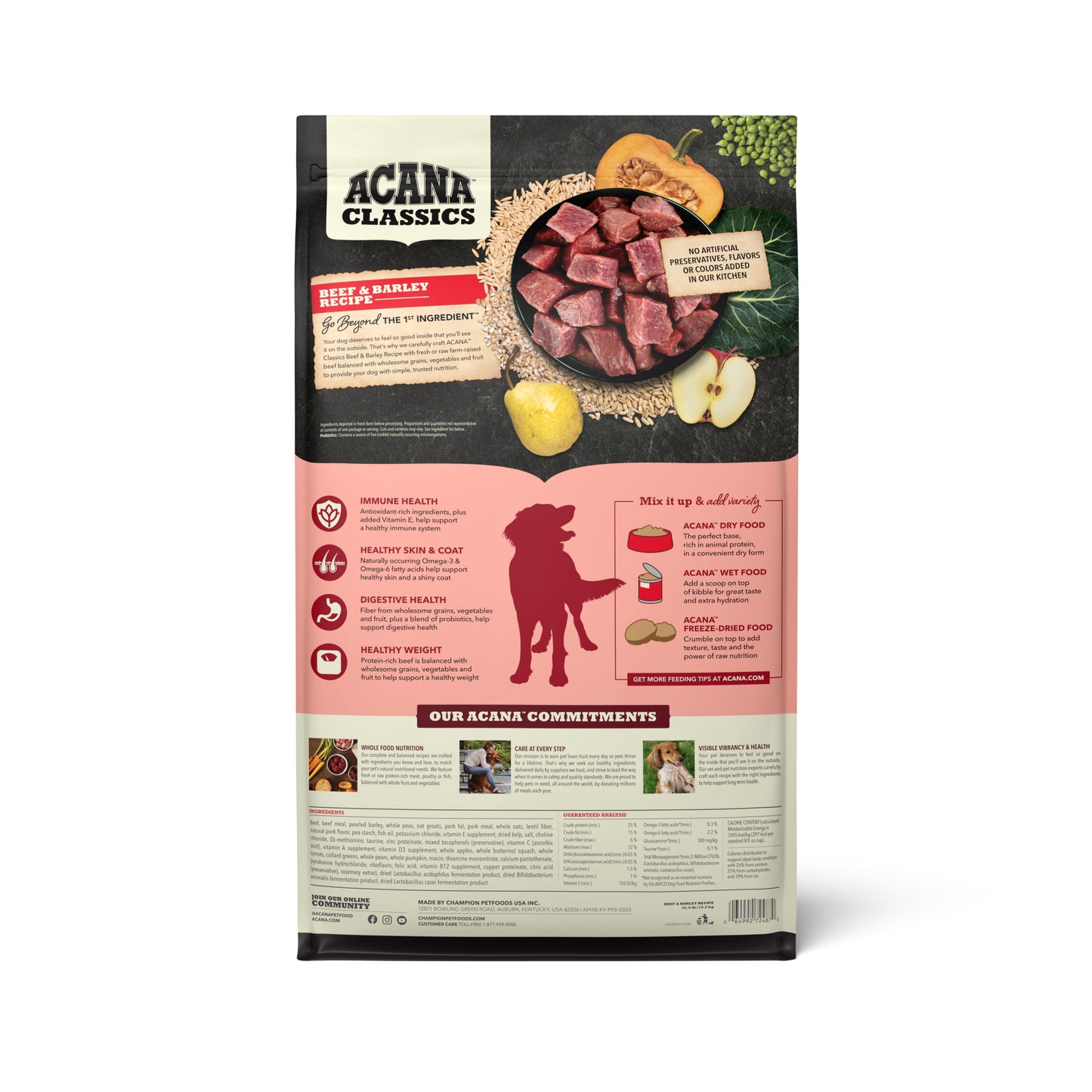 ACANA Seco Clásico Carne de res/Cebada | 22.5lb