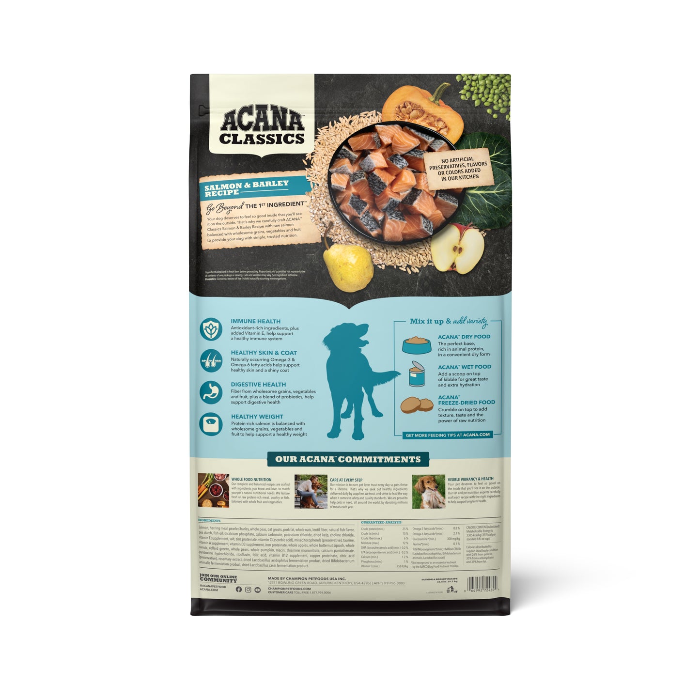 ACANA Alimento para Perros Salmón/Cebada Clásico | 10.2 kg