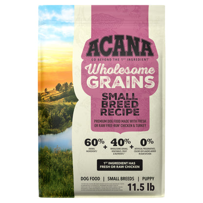 ACANA Receta de Cereales Integrales para Razas Pequeñas | 11.5 lb