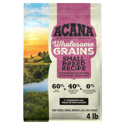 ACANA Wholesome Grains Receta para Razas Pequeñas | 1,8 kg