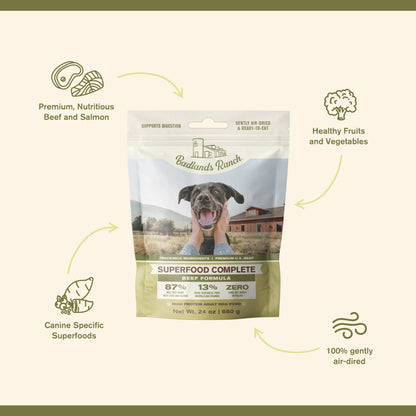 BADLANDS RANCH Carne de res superalimentada | 24oz