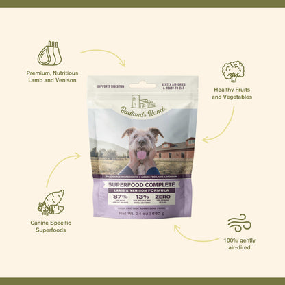 BADLANDS RANCH Cordero y Venado Superalimento | 24oz