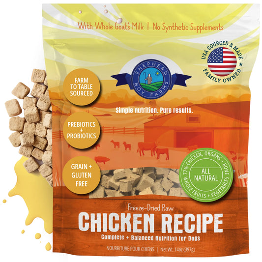 SHEPHERD BOY Freeze Dried Chicken Recipe | 14oz