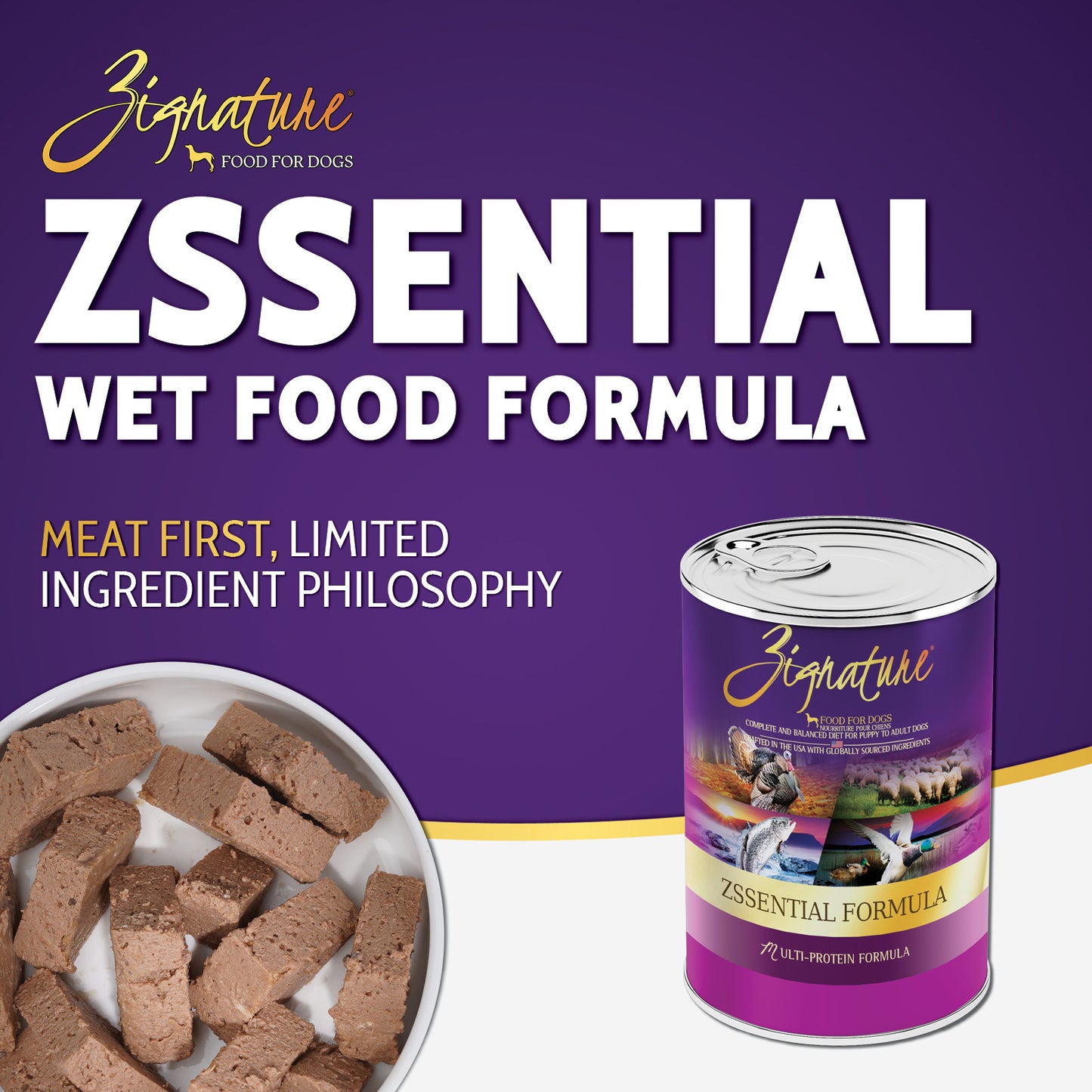 ZIGNATURE Zssential Formula Alimento para Perros | 13oz