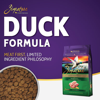 ZIGNATURE Alimento para Perros Pato | 4lb