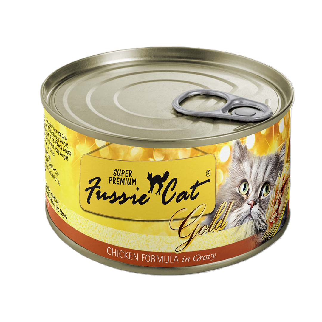 FUSSIE CAT Pollo con salsa - Lata para gatos | 5.5oz