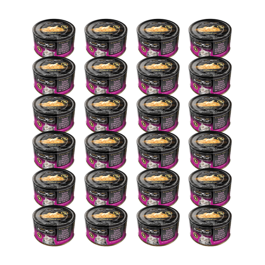 FUSSIE CAT Premium Tuna w/Chicken in Gravy - Cat Can | 2.82oz