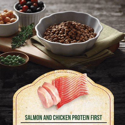 FUSSIE CAT Salmón y pollo frescos del mercado - Alimento seco para gatos | 1.59 kg