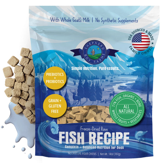 SHEPHERD BOY Freeze Dried Fish Recipe | 14oz