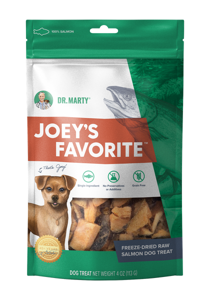 DR. MARTY Premio de Salmón Liofilizado Favorito de Joey | 4oz