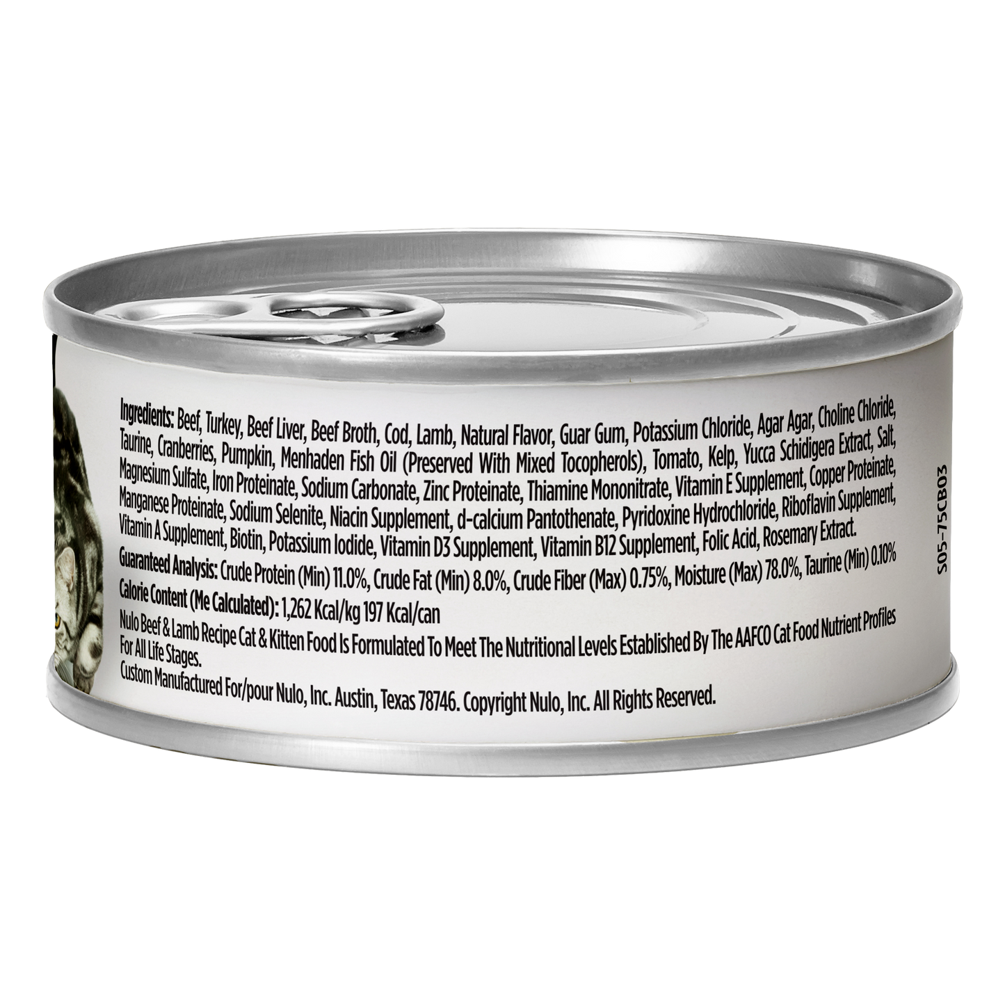 NULO Paté de res y cordero Freestyle para gatos | 5.5oz