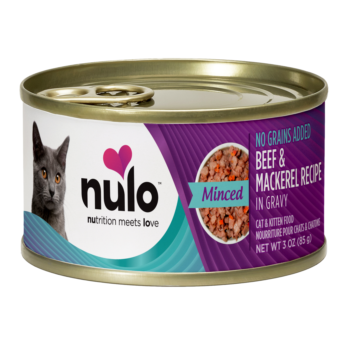 NULO Freestyle Gato Ternera Picada Caballa | 3oz