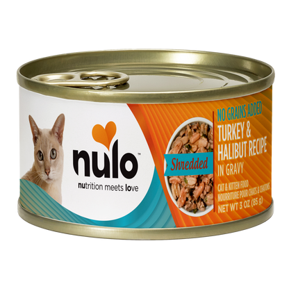 NULO Freestyle Gato Pavo Desmenuzado Halibut | 3oz