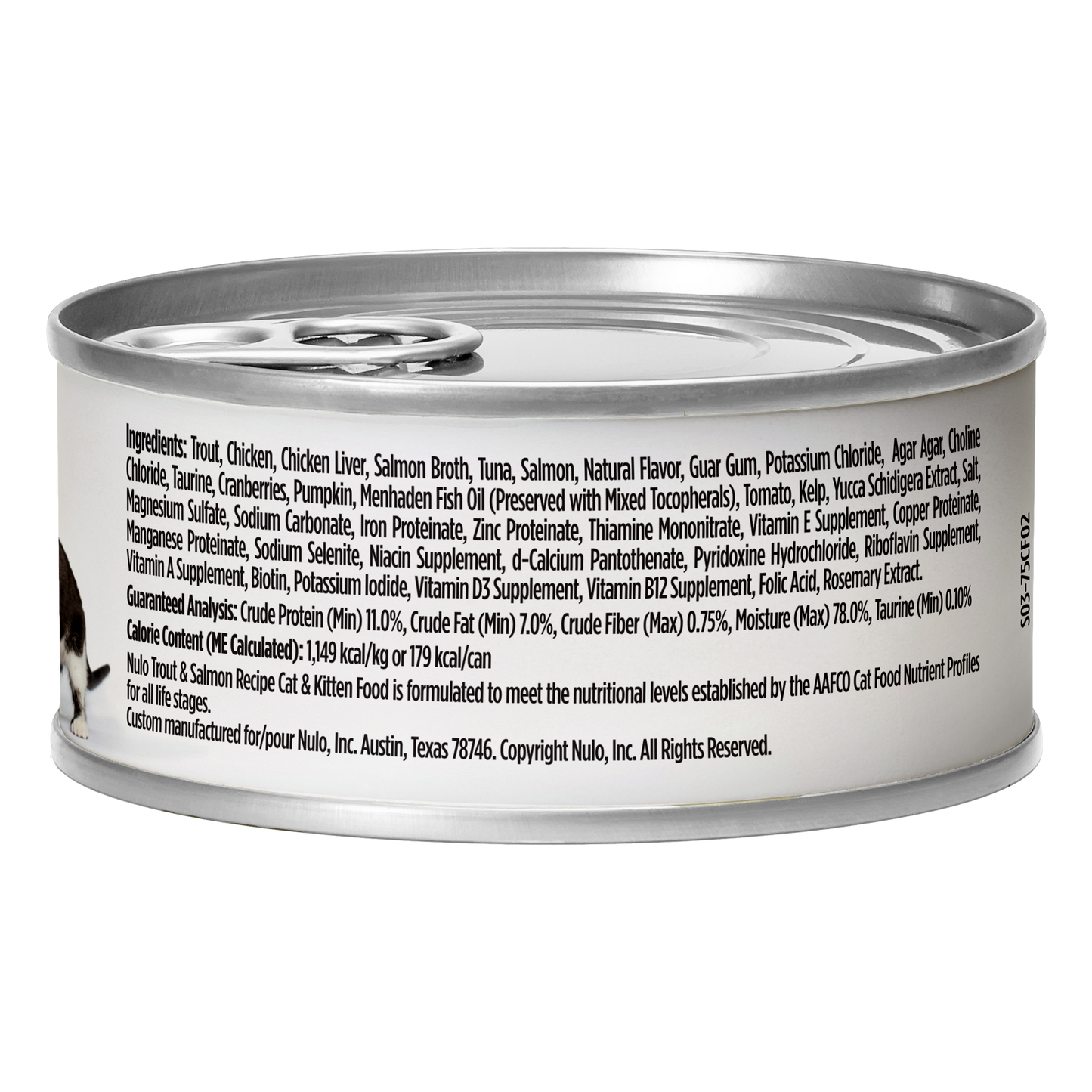 NULO Freestyle Paté sin Granos para Gatos Trucha Salmón | 5.5oz