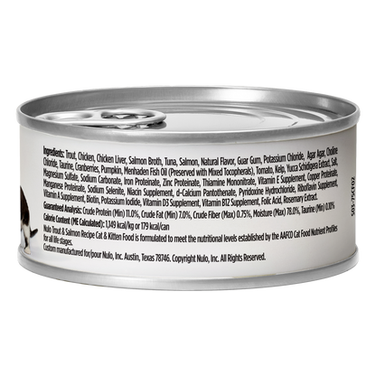 NULO Freestyle Paté sin Granos para Gatos Trucha Salmón | 5.5oz