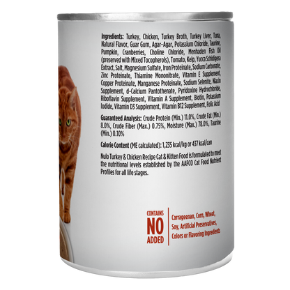 NULO Freestyle Paté sin Granos para Gato Pavo Pollo | 12.5oz