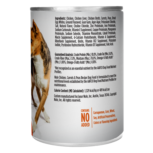 NULO Freestyle Chicken Carrot Peas | 13oz
