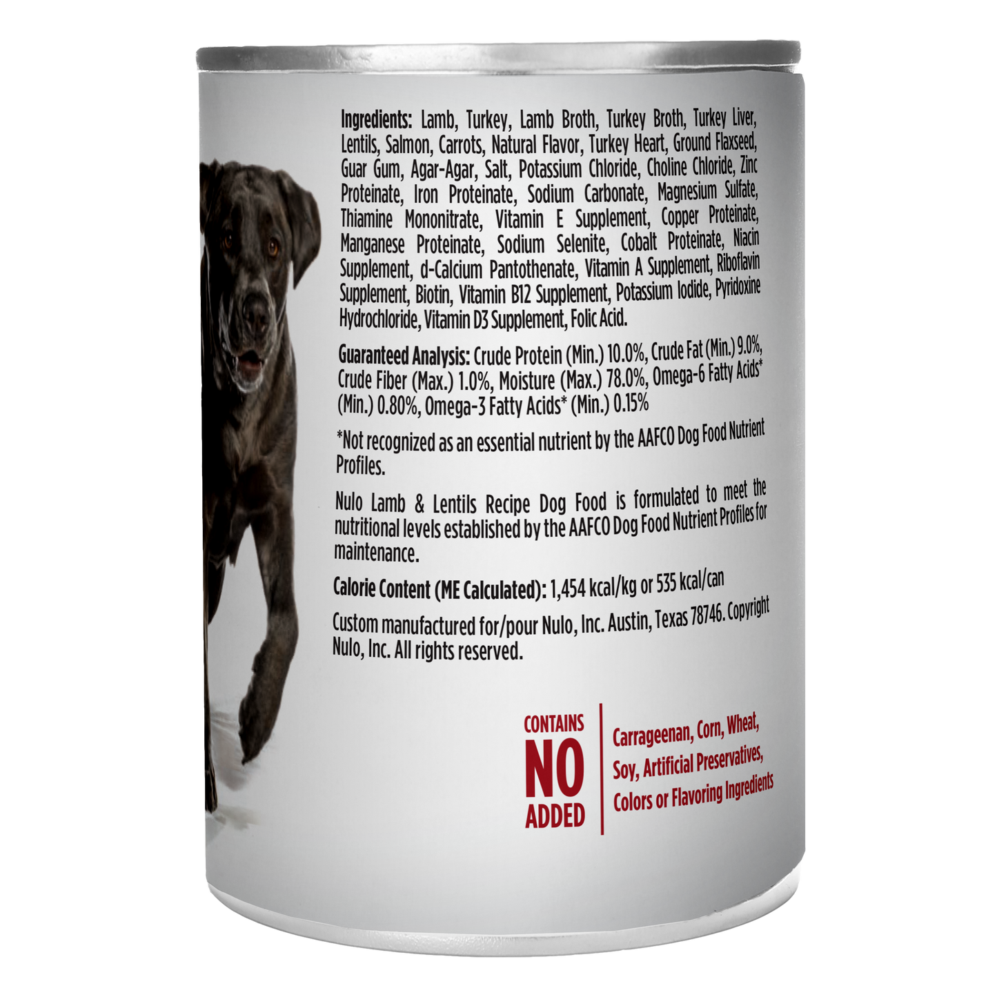 NULO Freestyle Paté de Cordero y Lentejas | 13oz