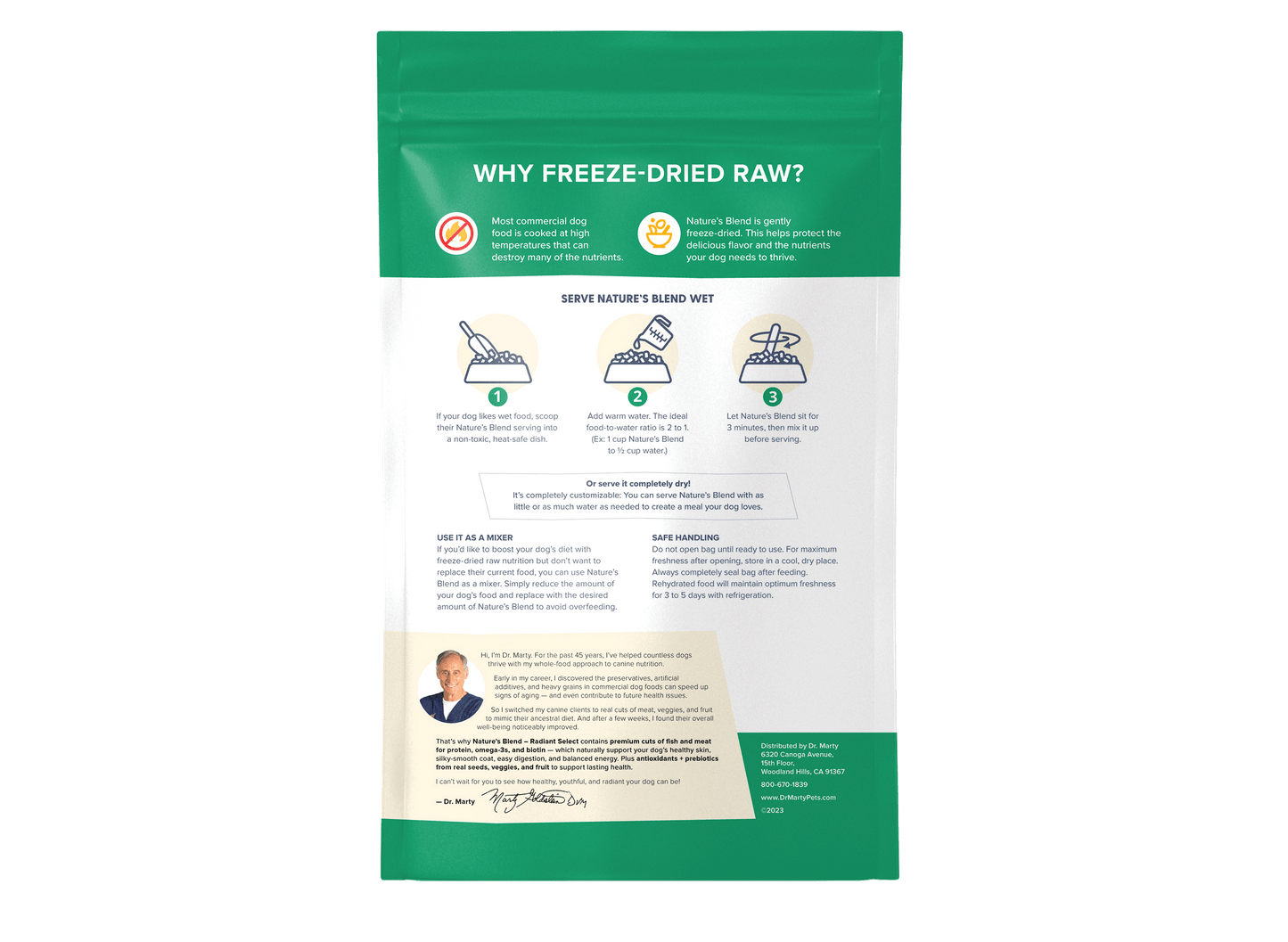 DR. MARTY Nature's Blend Radiant Select | 48 oz