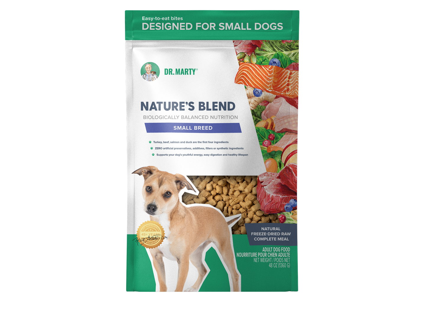 DR. MARTY Nature's Blend Razas Pequeñas | 48oz