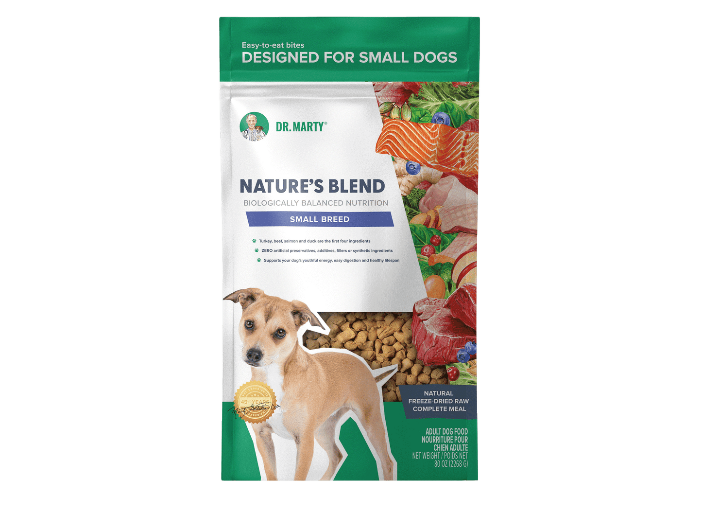 DR. MARTY Nature's Blend Razas Pequeñas | 80oz