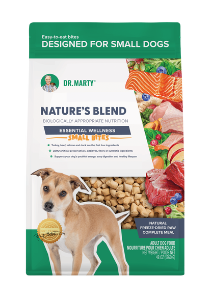 DR. MARTY Nature's Blend Essential Wellness Bocados Pequeños | 48oz