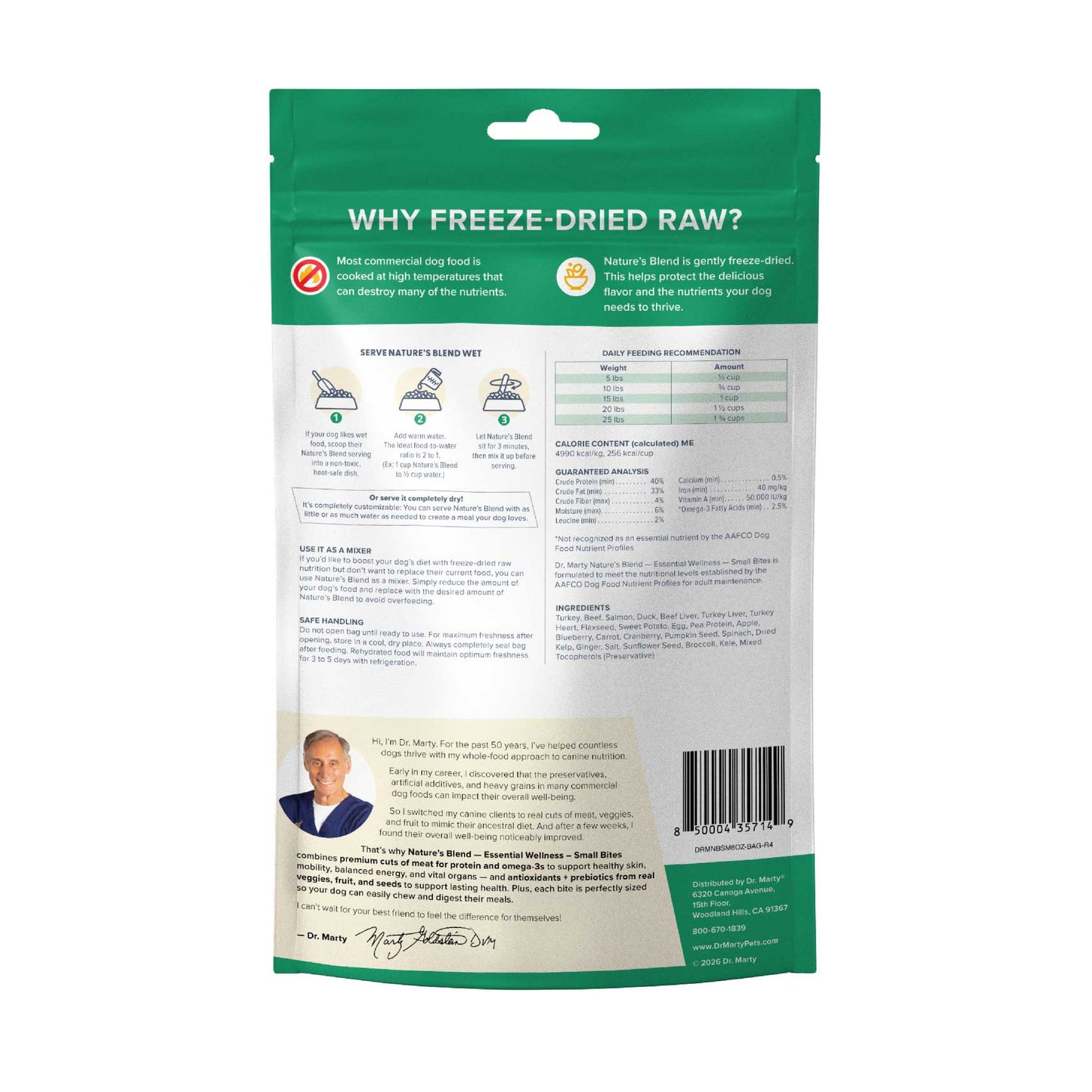 DR. MARTY Nature's Blend Essential Wellness Small Bites | 6oz