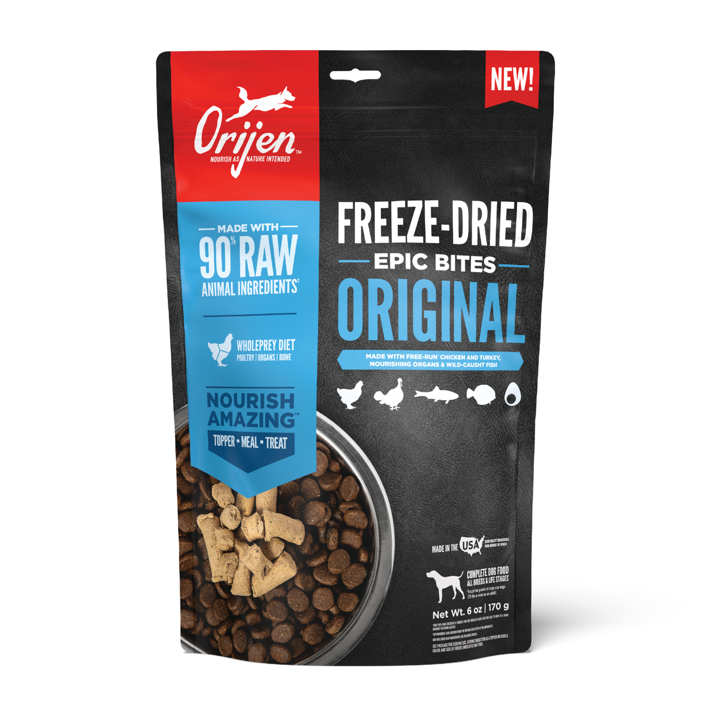 ORIJEN Epic Bites Original Liofilizado | 6oz