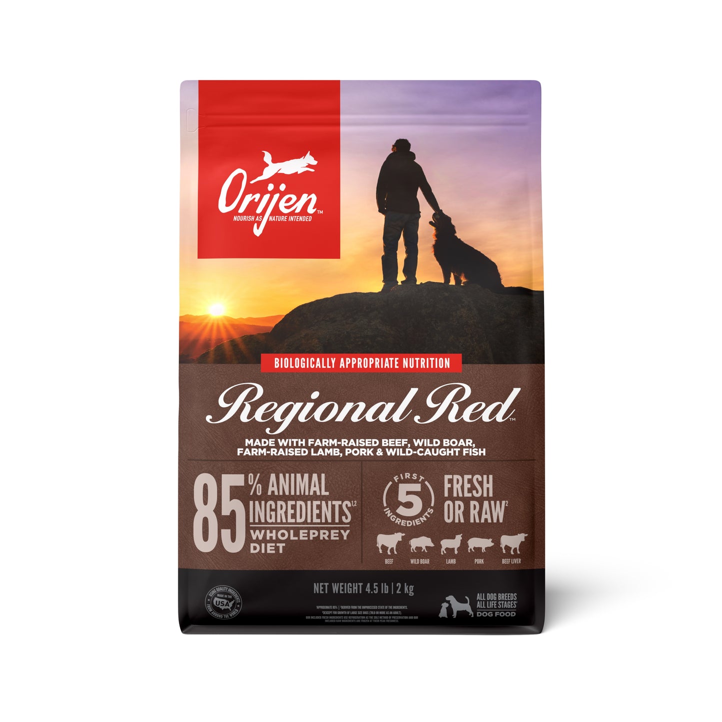 ORIJEN Alimento para Perros Regional Red | 4.5lb
