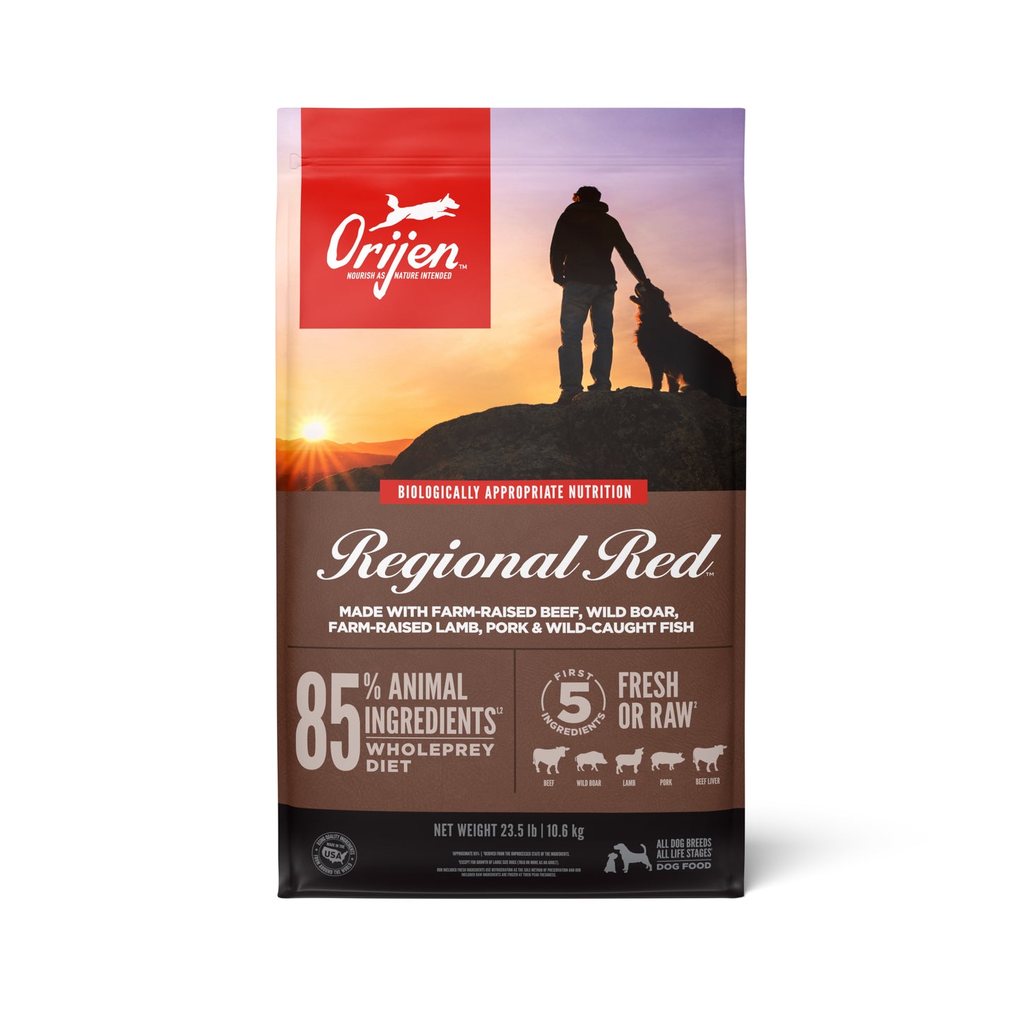 ORIJEN Alimento para Perros Regional Red | 23.5 lb