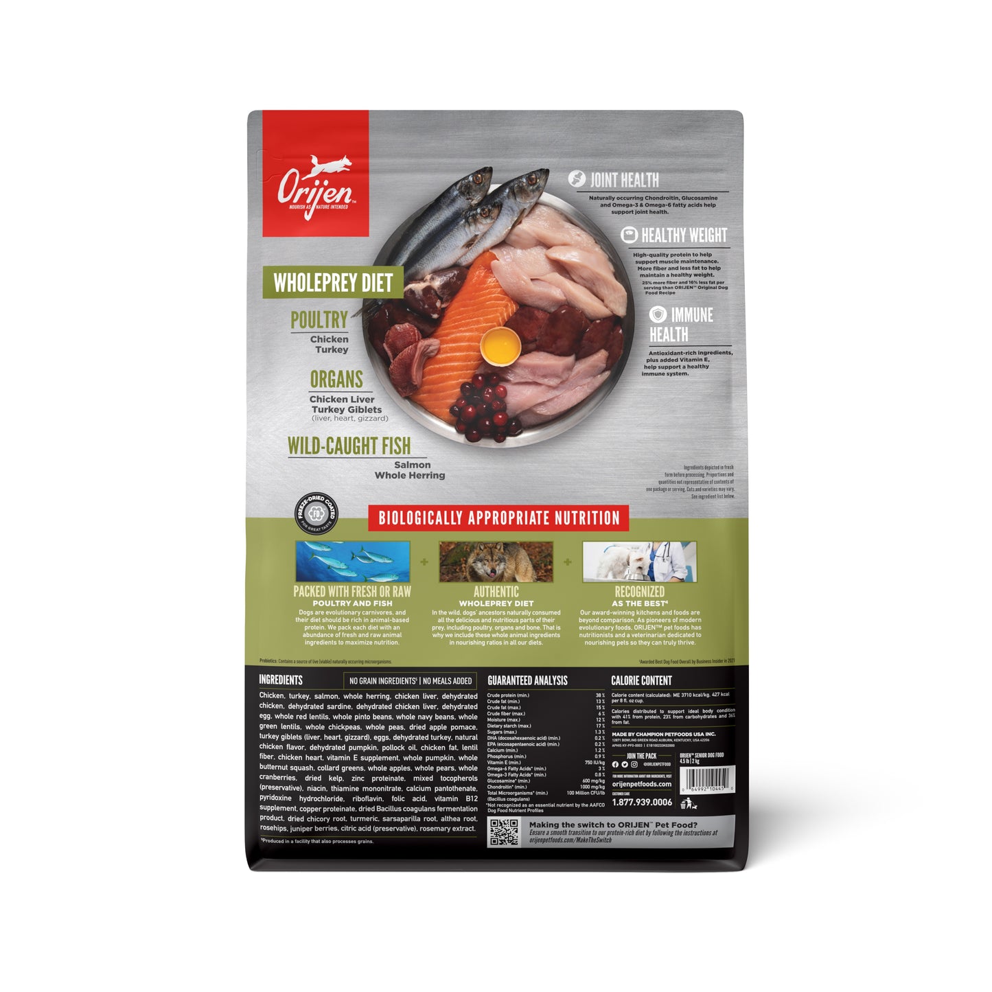 ORIJEN Alimento para Perros Senior | 4.5lb