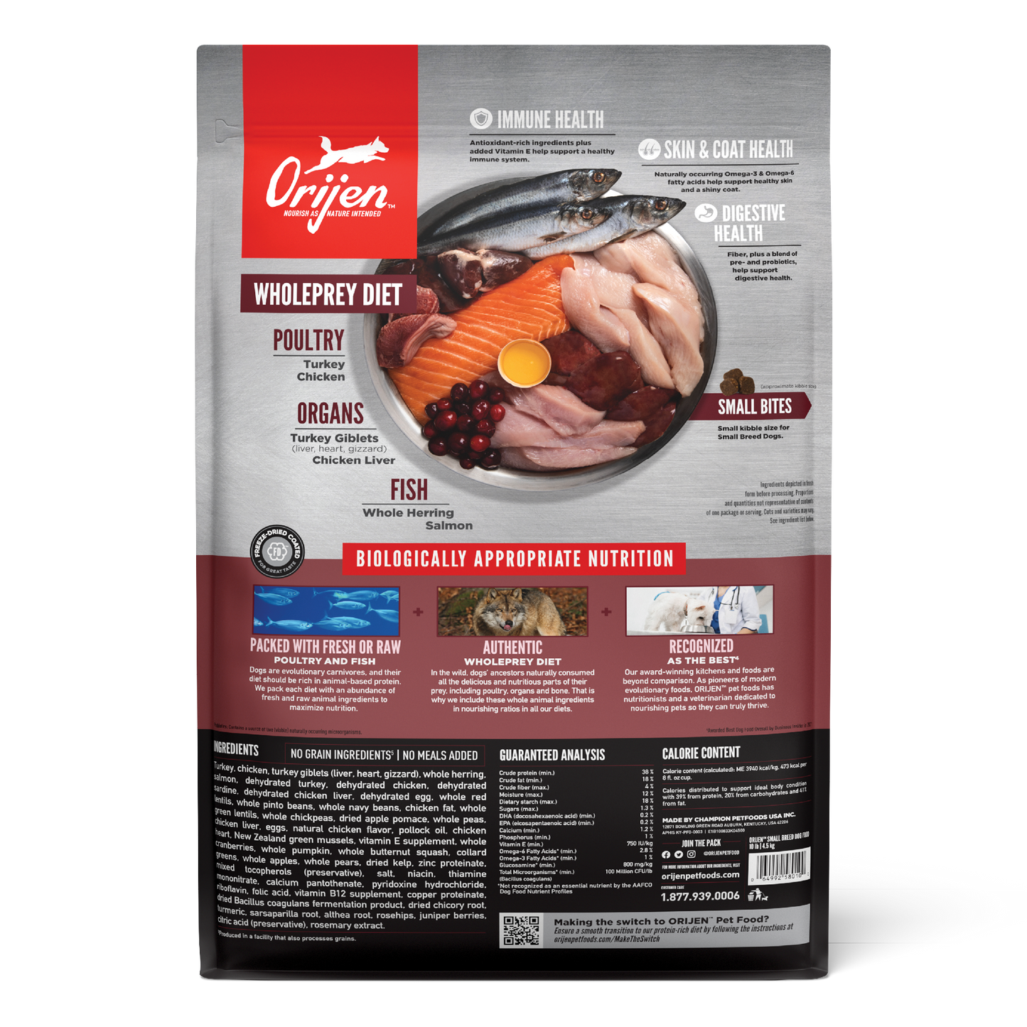 ORIJEN Alimento para perros raza pequeña | 4lb
